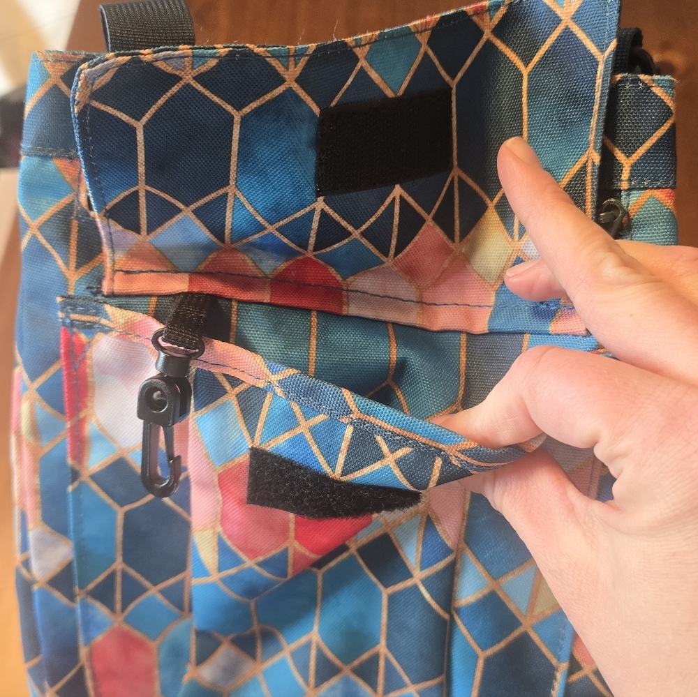 Kavu Colorful Geometric Crossbody Bag - Picture 6 of 9